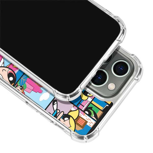 Cartoon Network Powerpuff Girls Patches iPhone 14 Pro Clear Case